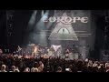 EUROPE The Final Countdown LIVE at Hovet Stockholm 2022 06 04