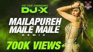 DJ-X Mailapureh Maile Mix | Exclusive Tamil Kuthu Hit's | TIK TOK Trending • 2023