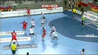 Deutschland - Russland (Handball WM 2009) DSF Zusammenfassung der ersten Halbzeit