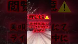 【心霊】閲覧注意 配信中に謎の声 北海道美唄市我路(ガロ)にて #心スポ