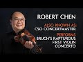 mozart jupiter u0026 robert chen plays bruch