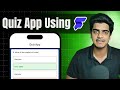 Quiz App Using FlutterFlow