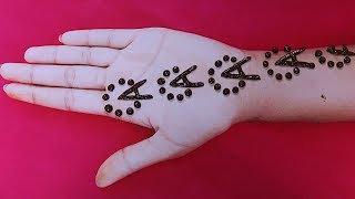 Mehndi Design With Cotton Buds - Mehndi Design Beautiful