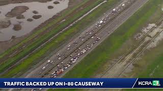 LIVE | LiveCopter 3 has a view over the Yolo causeway on I-80 where police activity is happening