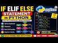 If Elif Else Statement in Python | Multiple Conditions in Python Explained