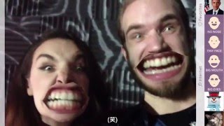 PewDiePie 與Marzia換臉 MY GIRLFRIEND AND I FACESWAPS (中文字幕)