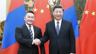 Chinese and Mongolian presidents meet in Beijing