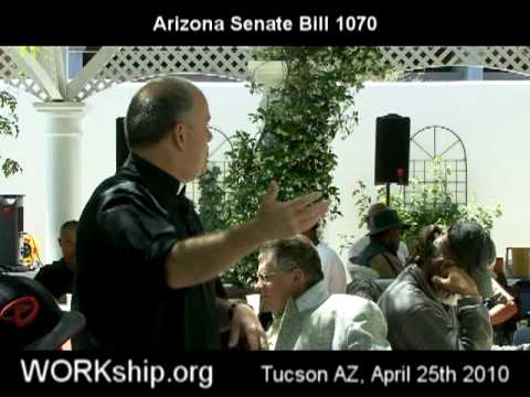 Arizona Senate Bill 1070 - WORKship.mpg - YouTube