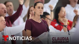 Claudia Sheinbaum sigue en la delantera para los comicios en México | Noticias Telemundo