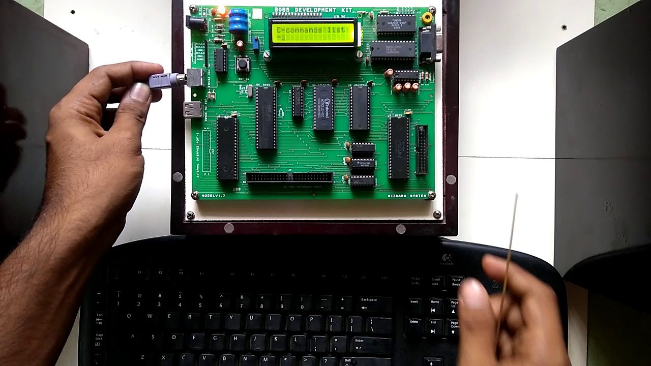 WS-8085 Microprocessor Dev Kit - Experiment 5.1.1-ADDITION OF TWO 8 BIT ...