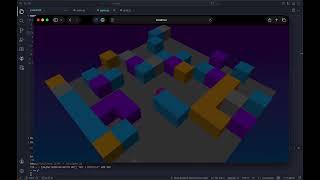 Scrolling cubes in Three.JS