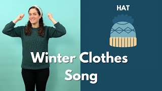 Put On My Hat | Winter Clothes Song for Kids | Winter Movement Song