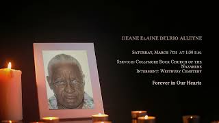 In Loving Memory of Deane Alleyne - Obituary