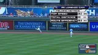 CWS@KC: Cain robs LaRoche with a terrific catch