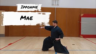 iaido: znkr 1st kata. Mae