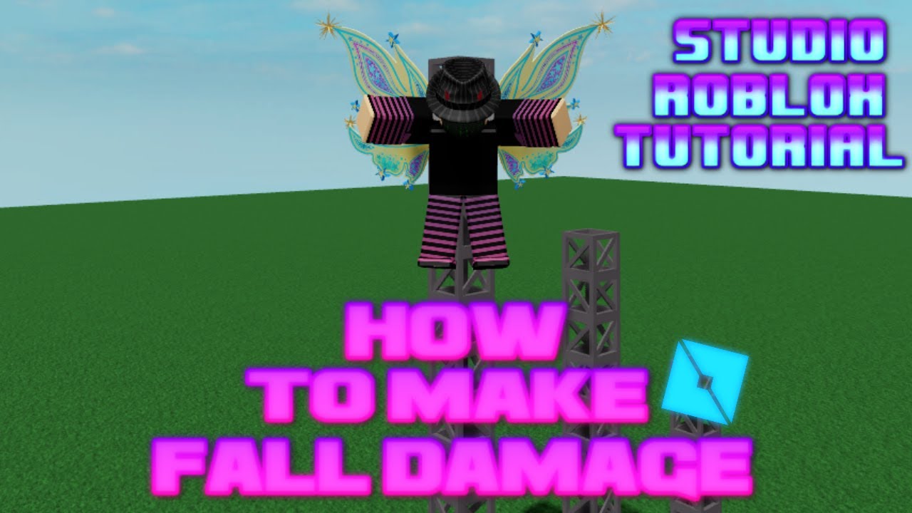 How To Make Fall Damage Roblox Studio Tutorial Youtube