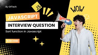 Sort function in JavaScript | JavaScript Top Interview Question | Leetcode problem #coding
