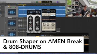 Drum Shaper Comparison (DS-10, SPL Transient Designer, Logic Transient Shaper) on Amen Break & 808