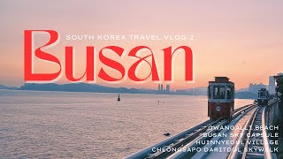 Busan Vlog 2: Gwangalli Beach, Cheongsapo Skywalk \u0026 Sky Capsule Adventure!