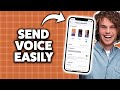 How To Send Voice Message On iPhone 2026 (Step-By-Step Tutorial)