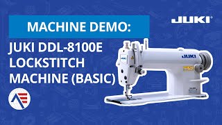 JUKI DDL-8100E 1-NEEDLE LOCKSTITCH MACHINE | AE Sewing Machines