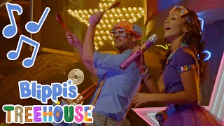 Blippi and Meekah Rock Out! | BLIPPI'S TREEHOUSE | Educational Songs For Kids
