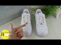 how to hide laces on shoes nike air force 1 3 ways