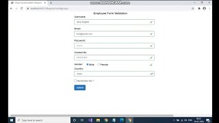 FormValidation dynamically in Jquery,JavaScript using callback function
