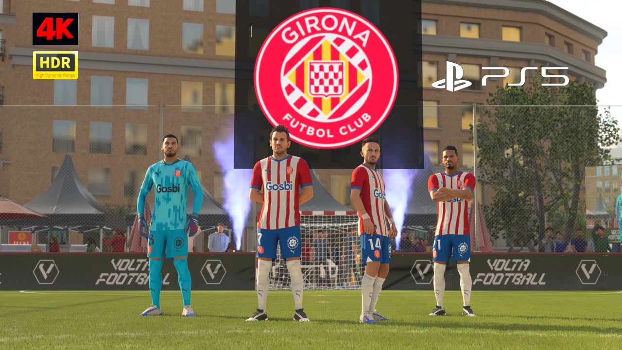 EA Sports FC 24 Gameplay (PS5 UHD 4K 60FPS HDR) Volta Mode 4v4, Girona ...