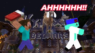 I am the Minecraft Bed Wars GOAT (Hypixel Bed Wars Funny Moments)