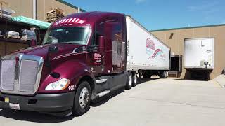 backing into menards store