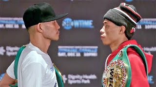 NONITO DONAIRE & REYMART GABALLO FIRST FACE OFF - GO FACE TO FACE IN LOS ANGELES
