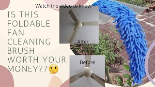 Skytone Foldable cleaning brush unboxing ,review live results worth your money or not? Fan cleaner