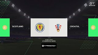 Scotland 3-3 Croatia, UEFA Nation league