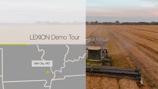 CLAAS LEXION Demo Tour #4 | Missouri Rice Comparison