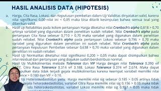 pemaparan hasil observasi warung makan prek go