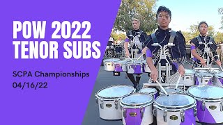 POW Percussion 2022 - Tenor Subs