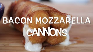 THE VULGAR CHEF - Bacon Mozzarella Cannons