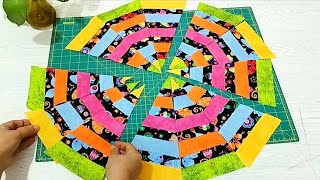 💟brilliant sewing project that you won't believe is made from fabric strips