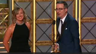 Emmys 2017 - John Oliver Wins His Second Emmy Award - John Oliver Acceptance Speech