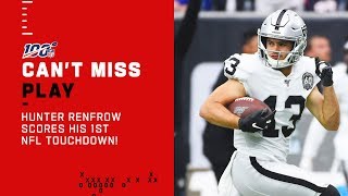 Hunter Renfrow Scores His 1st NFL Touchdown!