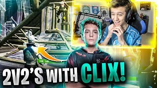 REUNITED with CLIX!! *INTENSE* 2v2 Wager Matches