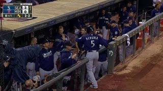 SEA@MIN: Cano drives in Heredia on infield single