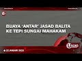 BUAYA ‘ANTAR’ JASAD BALITA KE TEPI SUNGAI MAHAKAM | U-NEWS