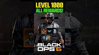 Black Ops 6 LEVEL 1000 UNLOCK REWARDS...