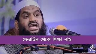 ফেরাউন থেকে শিক্ষা নাও,হে নব্ব ফেরাউন রা, মাওলানা মামুনুল হক সাহেব।