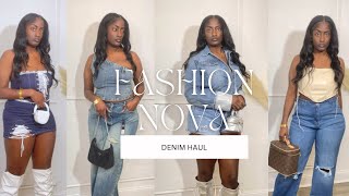 *mini* FASHION NOVA Denim Haul 😍Girl get these pieces!