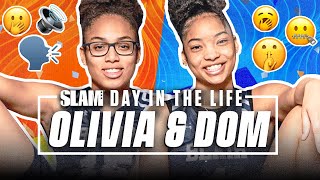 “STILL GOING TO TALK SH*T” Olivia Miles \u0026 Dom Darius Want the Smoke 🗣️ | SLAM Day in the Life