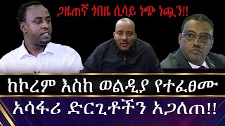 ጋዜጠኛ ጎበዜ ሲሳይ ነጭ ነጯን!! ከኮረም እስከ ወልዲያ የተፈፀሙ አሳፋሪ ድርጊቶችን አጋለጠ!!!! |  ENDF   | Woldiya