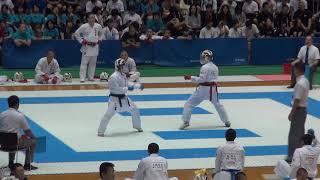 2016年IH 空手道 男子 団体組手 準決勝 横浜創学館（神奈川）vs 御殿場西（静岡）